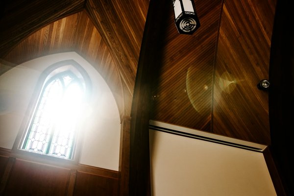 Photo from Unsplash (light through stained glass).